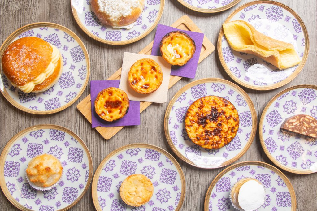 Typical desserts from Portugal.