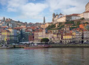 Porto Skyline, Cais da Ribeira and Douro River - Porto, Portugal